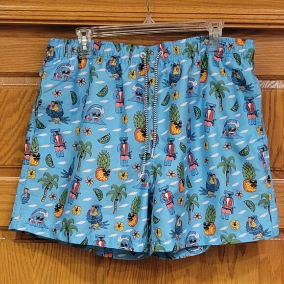 Boardies x Mulga Koala Pineapple Funky Colorful Men's Swim Trunks Pockets - Picture 3 of 15